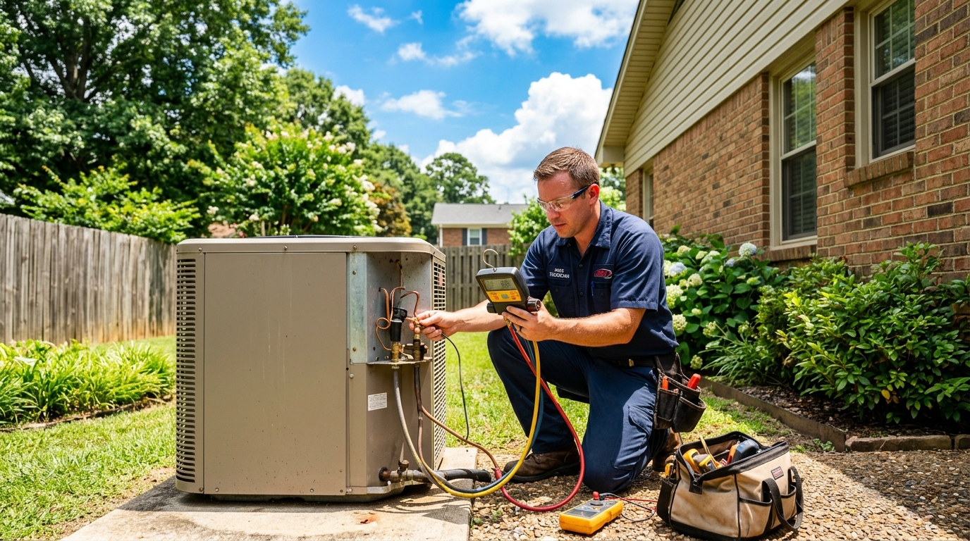 AC compressor failure signs Hoover AL emergency guide