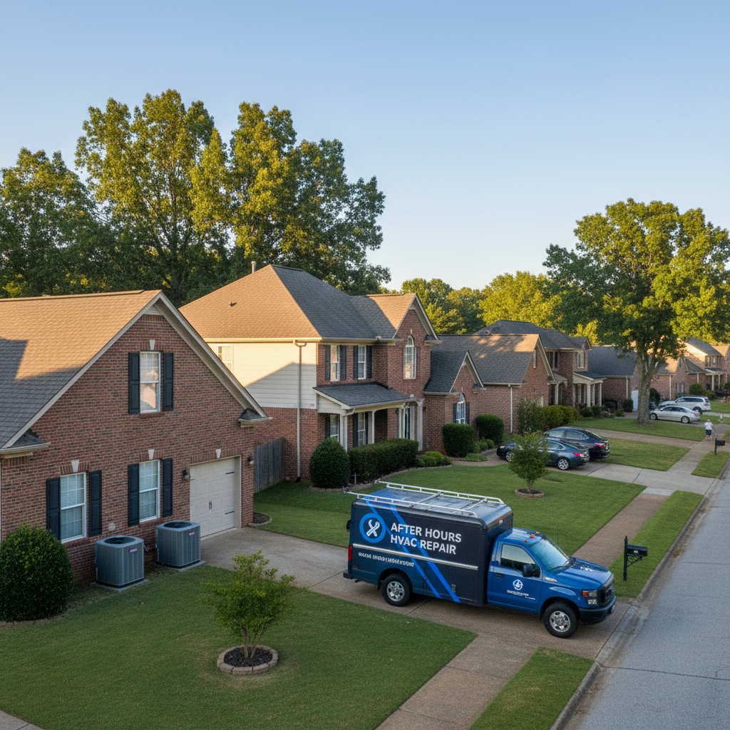 Emergency AC repair service in Hoover Alabama neighborhoods
