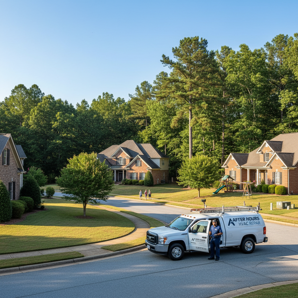 Emergency AC repair in Pelham Alabama Oak Mountain area